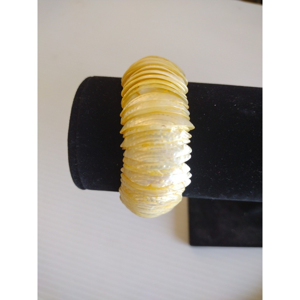 Unbranded Bracelet Women's Made By Yellow Shells Bohemian Adjustable